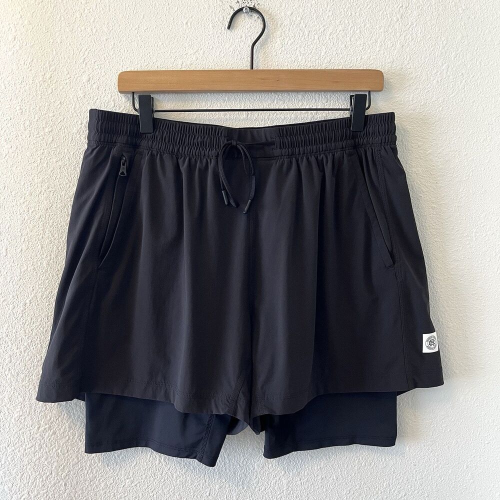 Reigning Champ Black Athletic Shorts